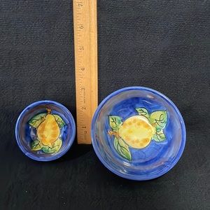 Taormina Italian pottery set